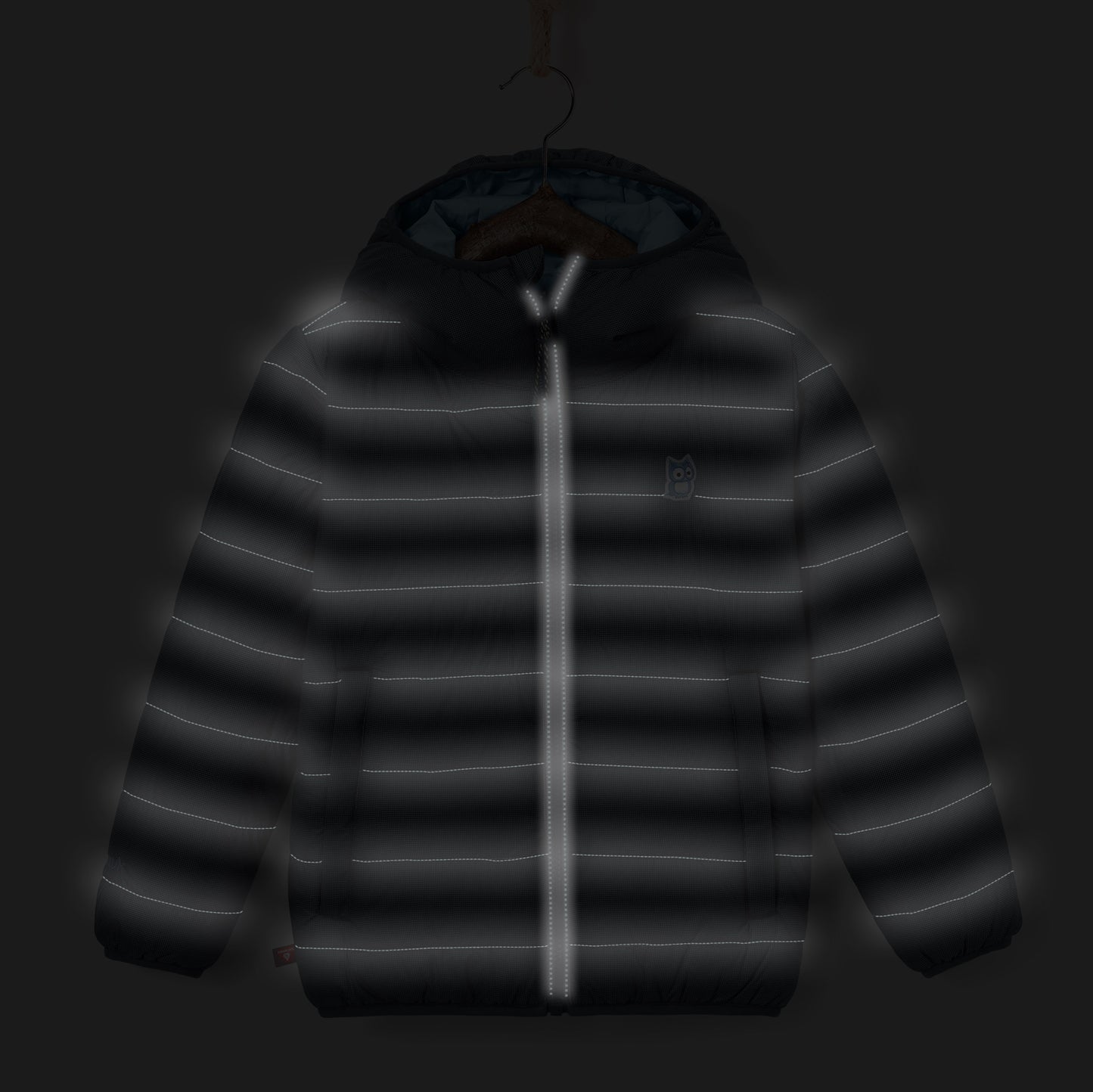 Glow wendbare Primaloft Jacke - true navy