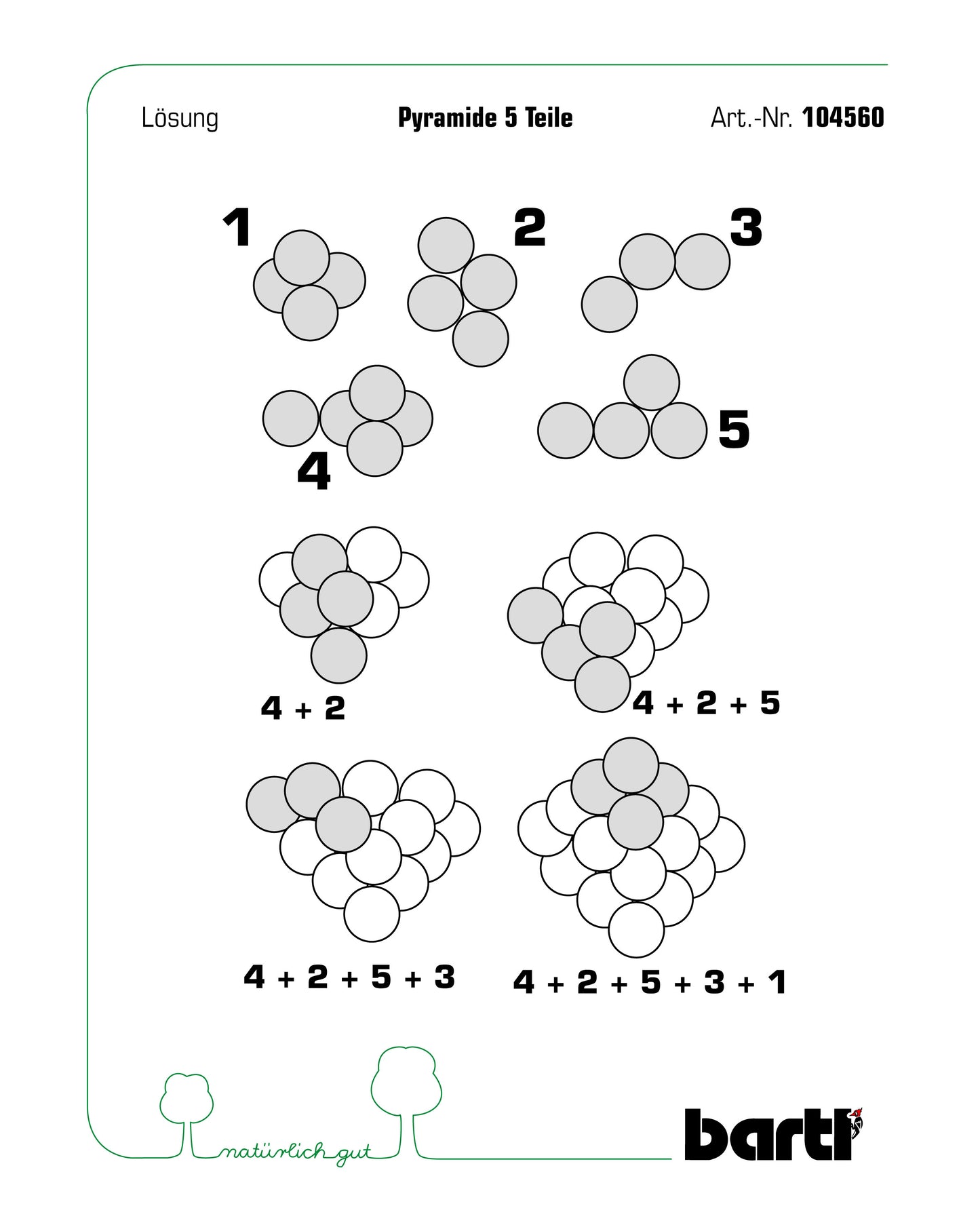 Die Pyramide | Holzpuzzle