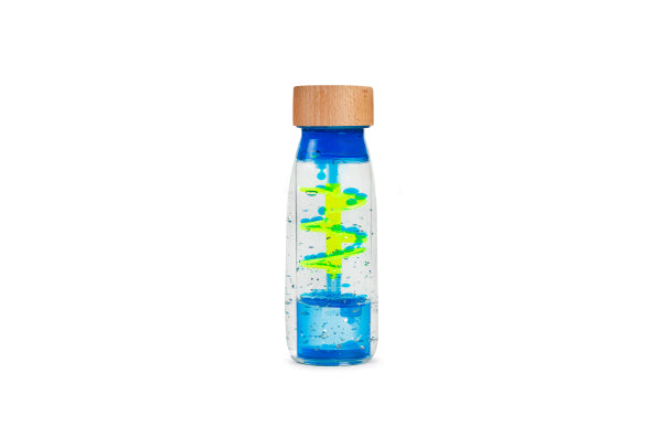 Petit Boum Sensorikspielzeug Move Bottle Blue