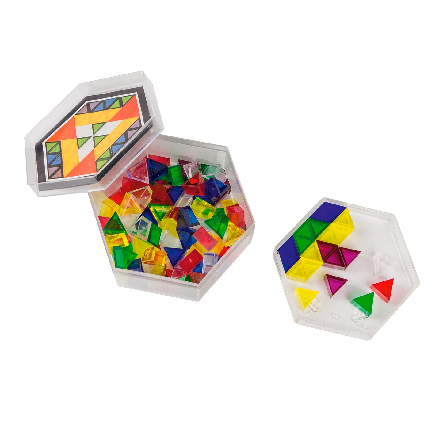 Prisma transparent inkl. Dose und Vorlagen