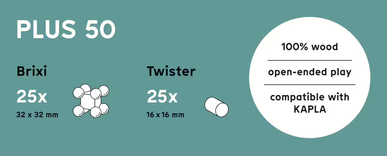 Timberix Erweiterung 50 Steine| Plus 50