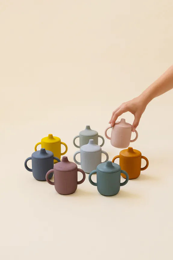 Silikon Sippy Set - verschiedene Farben