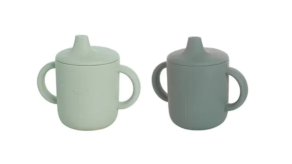 Silikon Sippy Set - verschiedene Farben