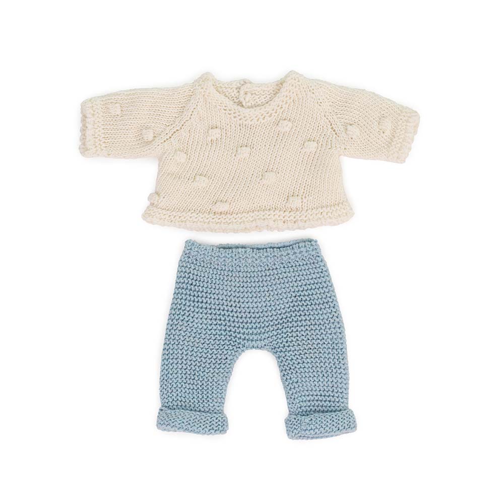 Knitted Doll Outfit 21cm - Sweater&Trousers