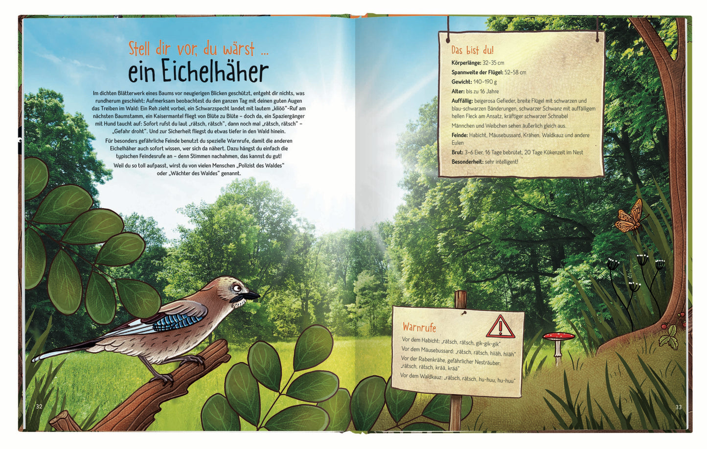 Stell dir vor, du wärst…ein Tier im Wald