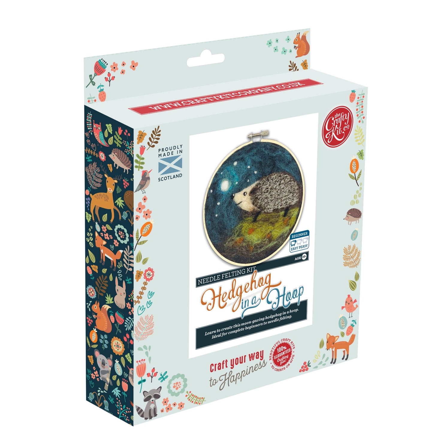 Filzset | Igel auf Stickrahmen