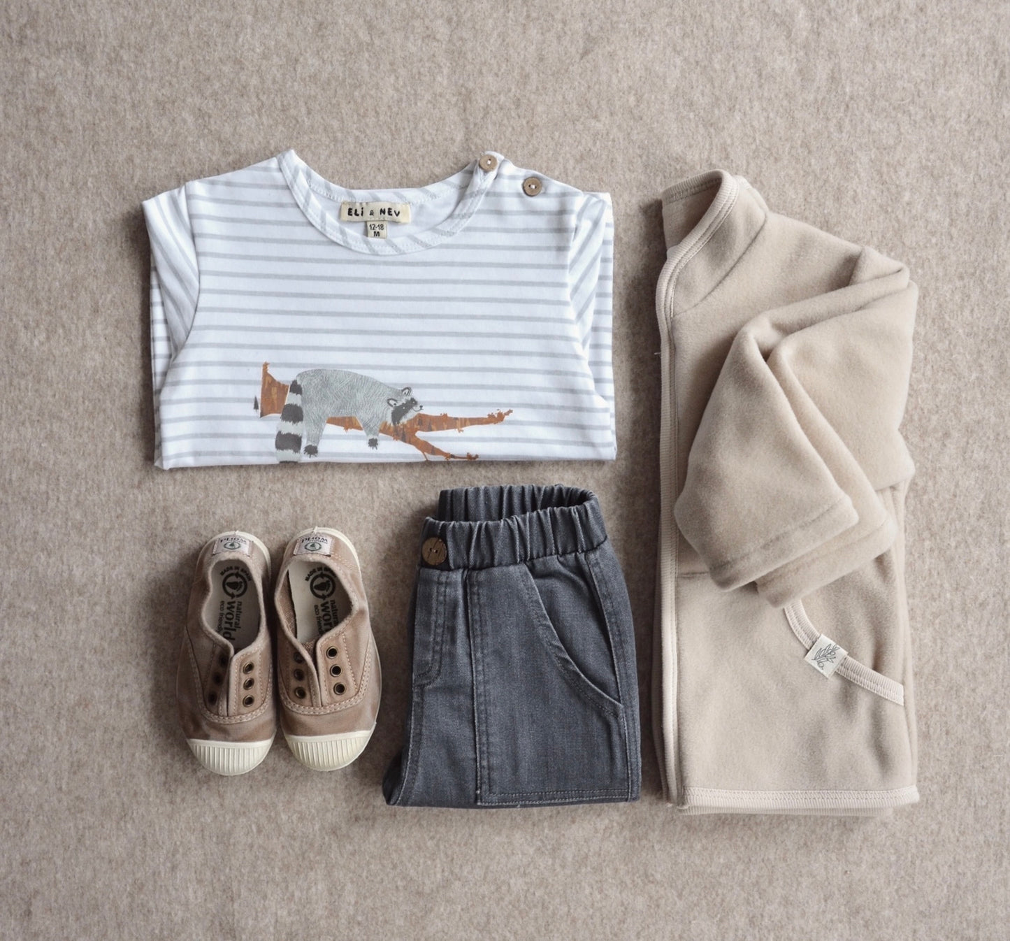 Polar Fleecejacke beige