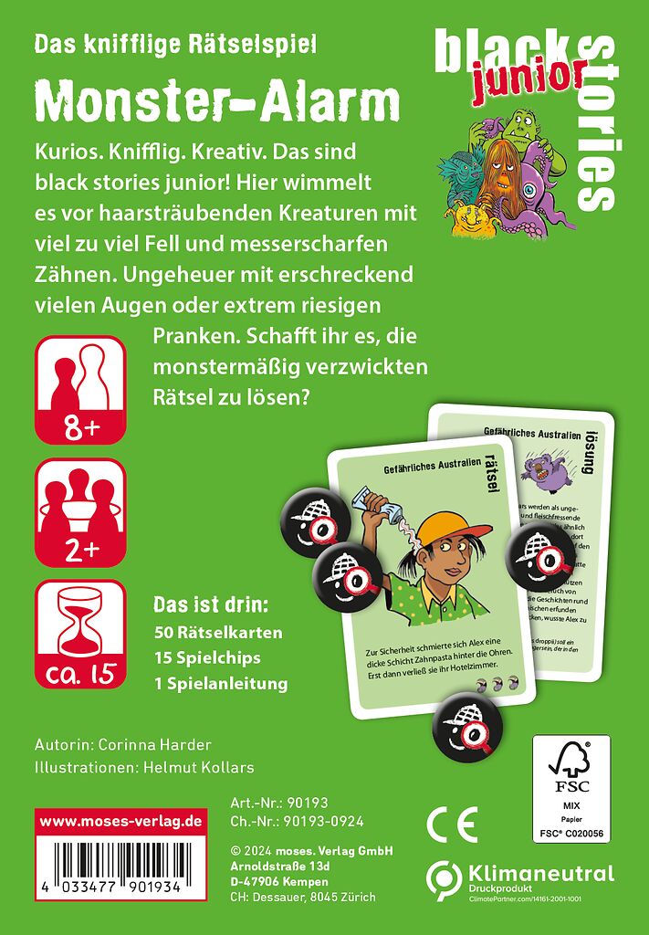 Black Stories Junior *Monster-Alarm*