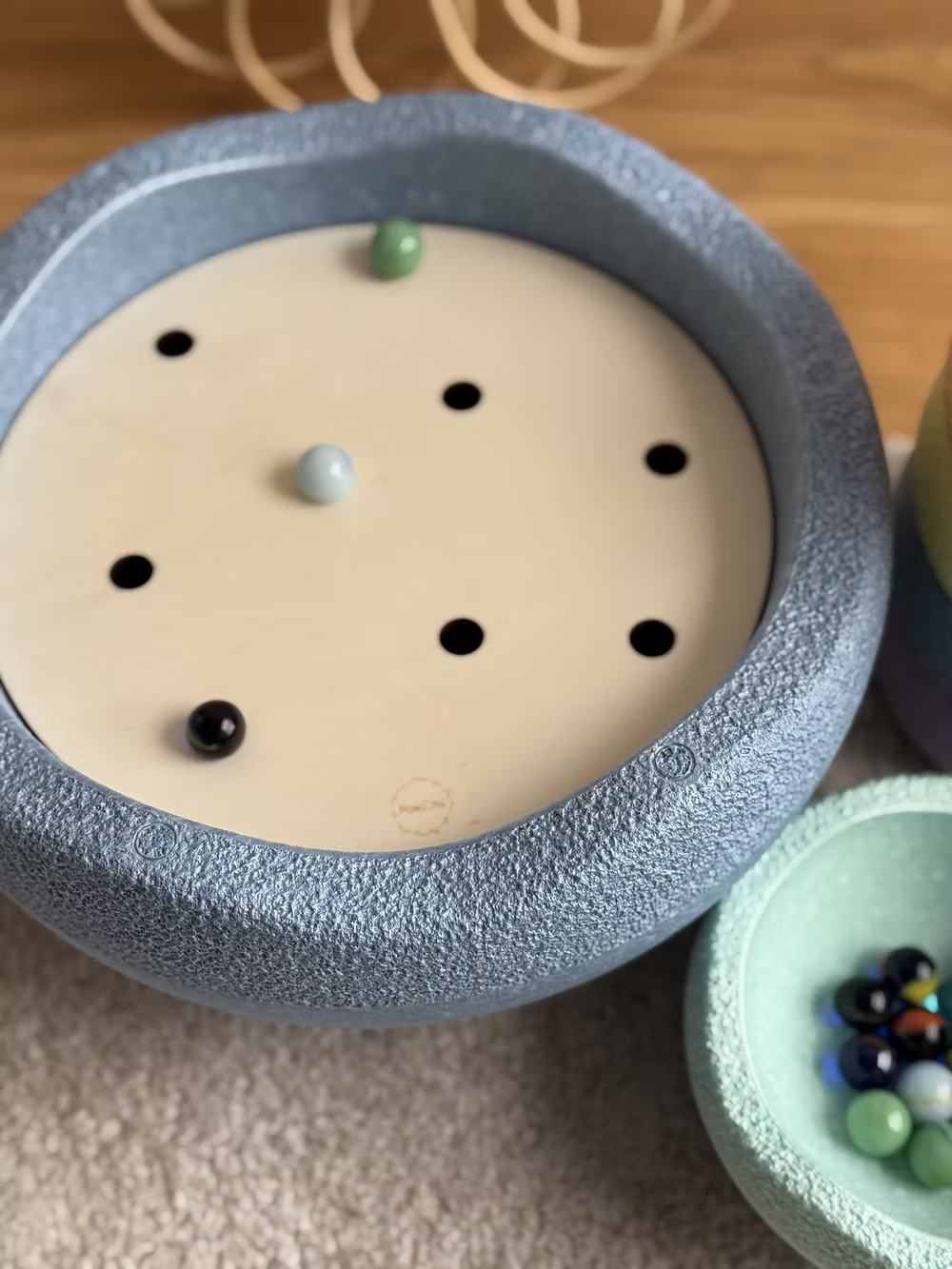 Aktivitätsplatten für Stapelstein Kugelparcour