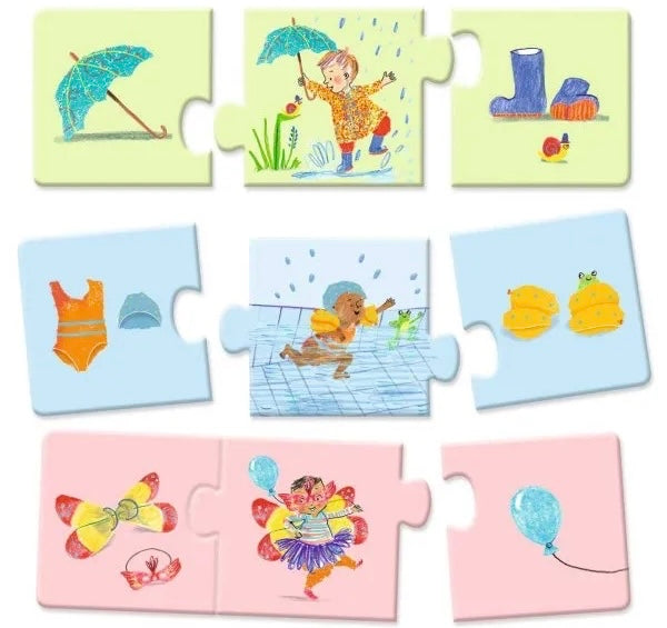 Puzzle trio: Mein Alltag