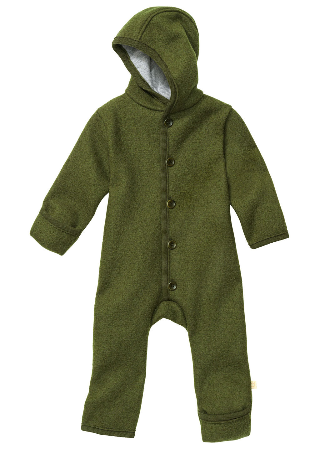 Walkoverall khaki mit Knöpfen