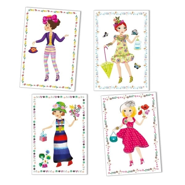 Stickerpuppen | Papierpuppen