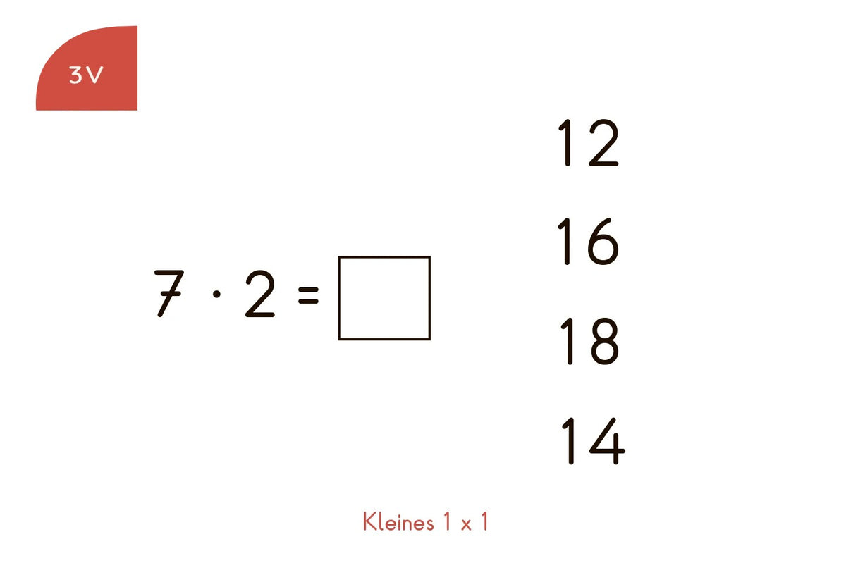 Kleines 1x1 2. Klasse | Kölner Lernspielverlag