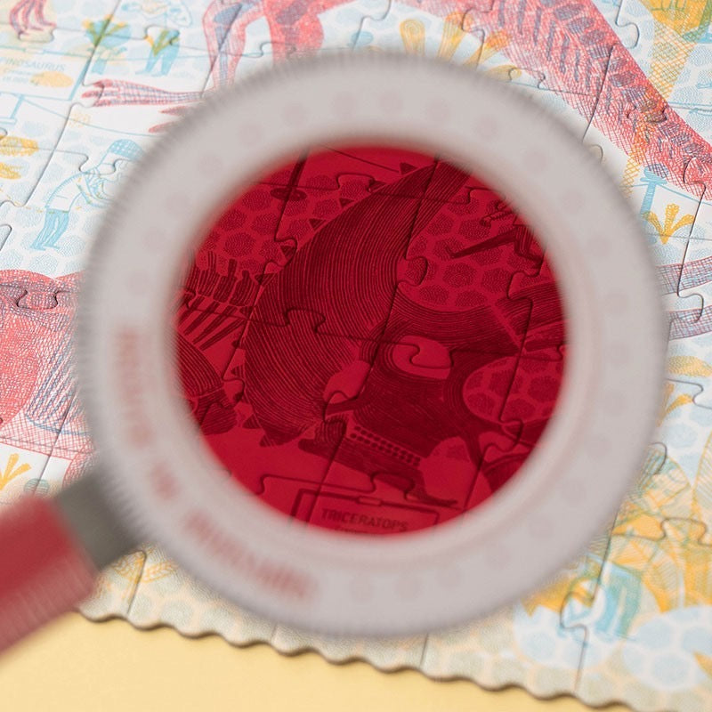 Entdeckerpuzzle Dino | mit Lupen