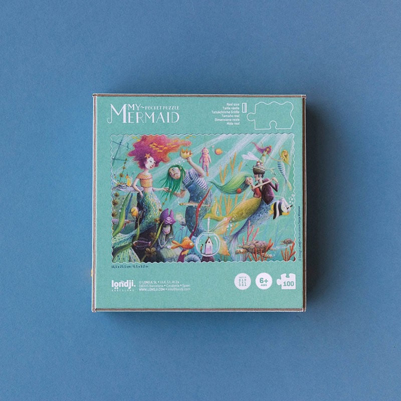 Mermaid Puzzle Pocket