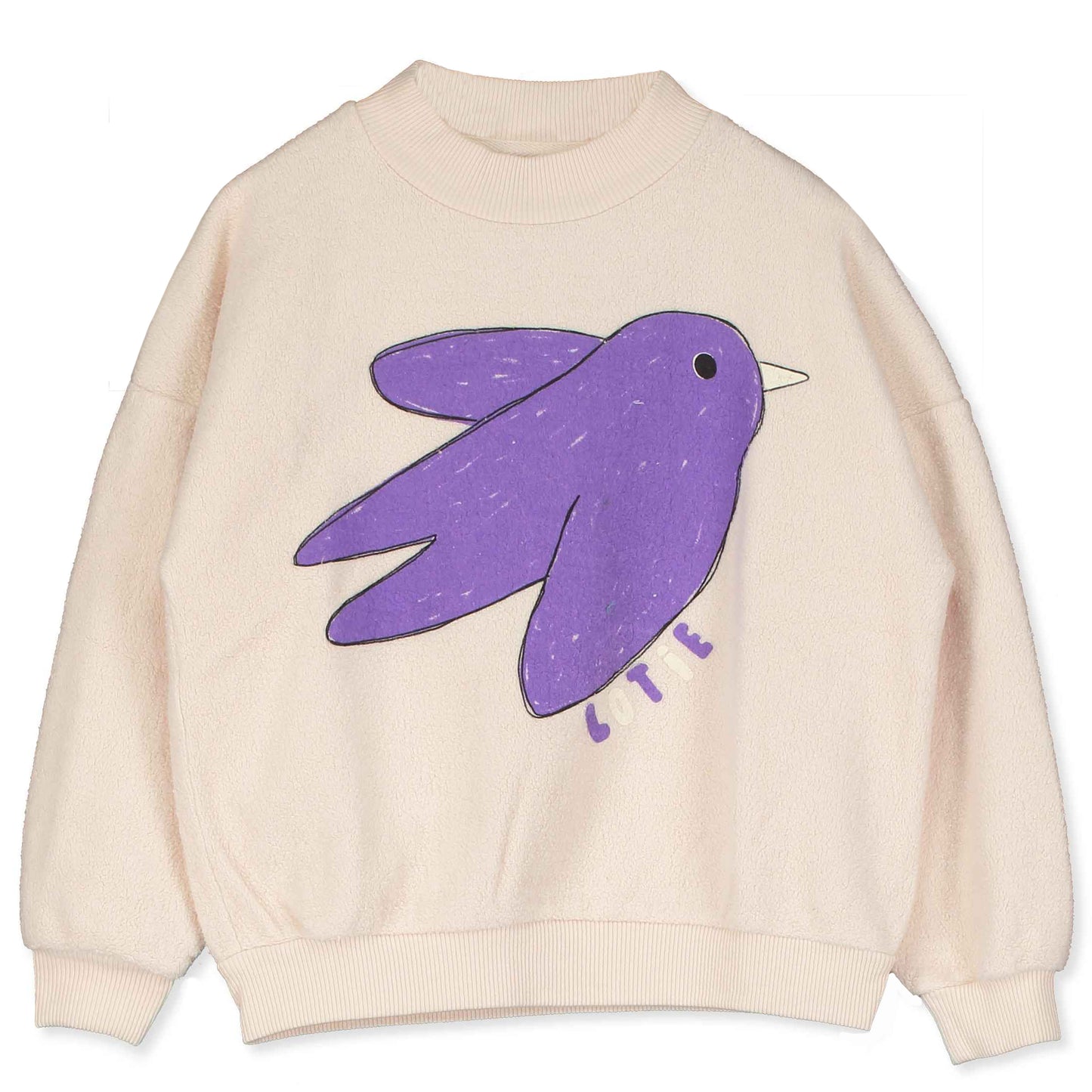 Bird Teddy Sweatshirt | Offwhite