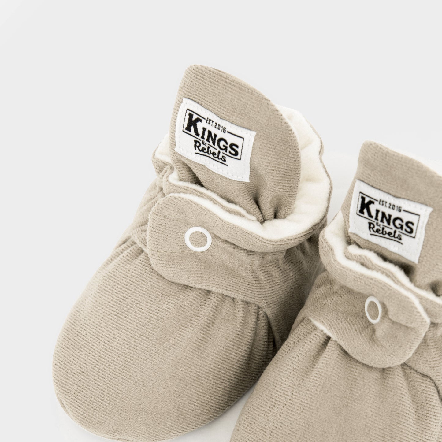 Bootie Kings&Rebels Ivory Gamuza