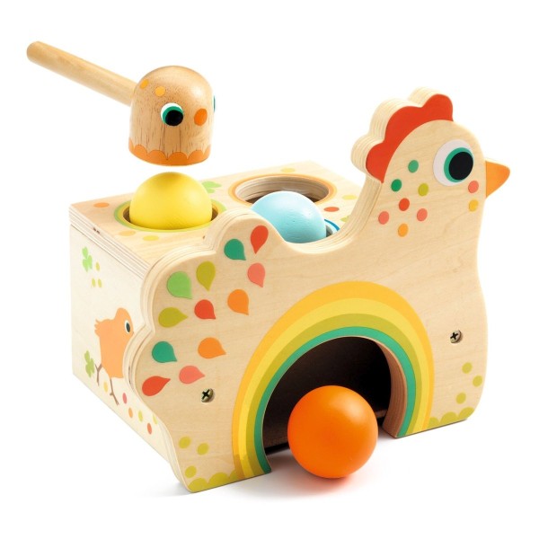 Klopfbank Huhn