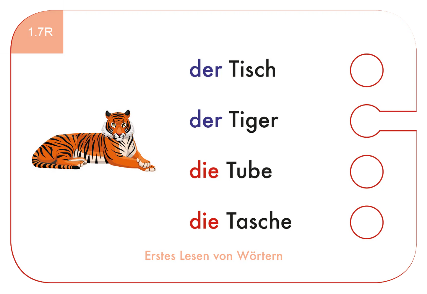 Erstes Lesen von Wörtern
