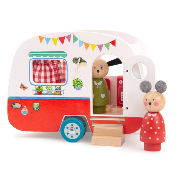 Wohnwagen aus Holz