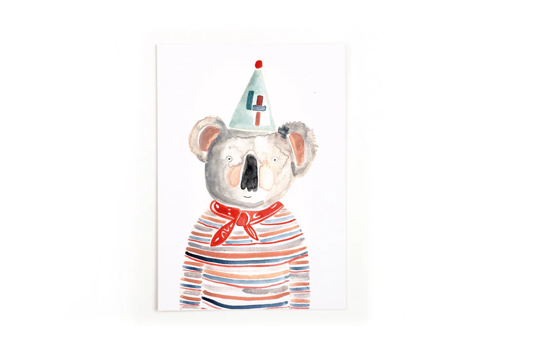 Postkarte Vier