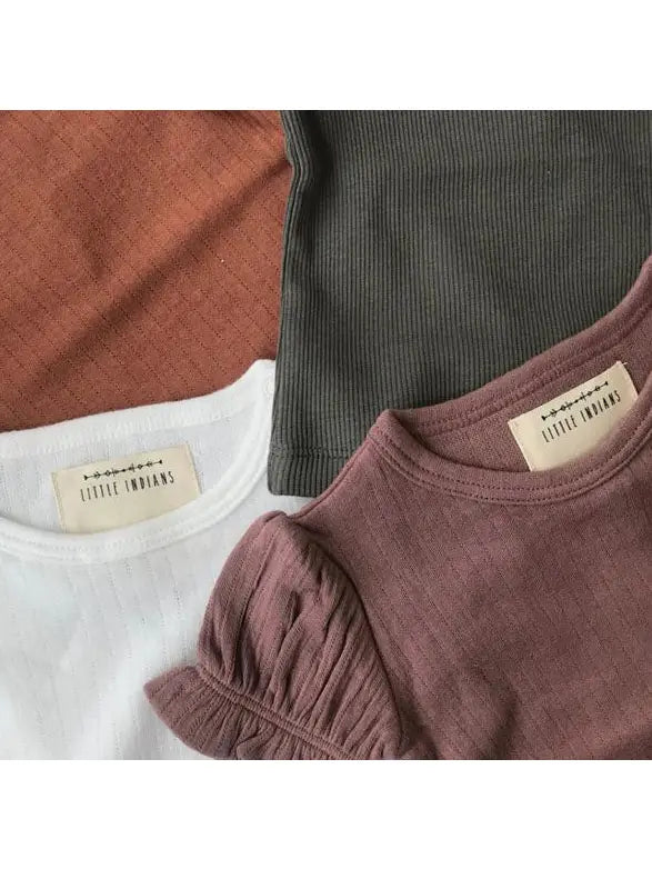 T-Shirt mit Puffärmeln