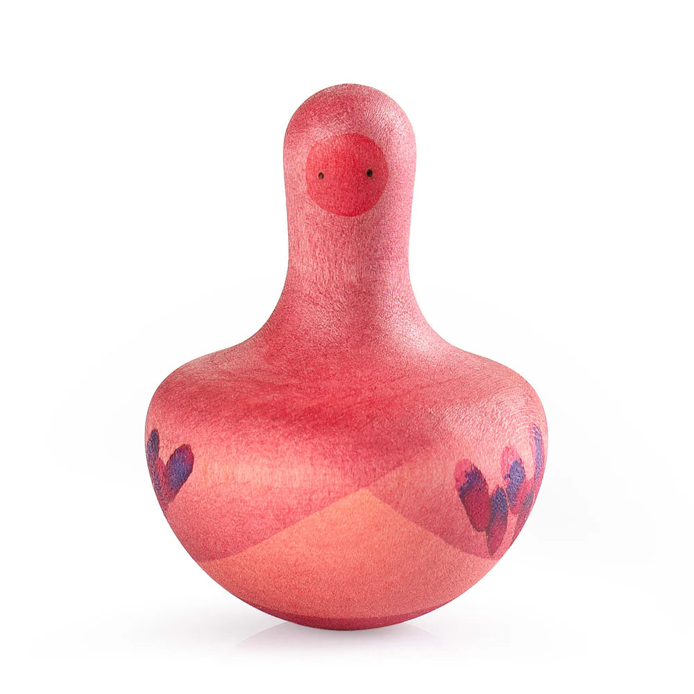 Chill Pink Bird - Holzkreisel