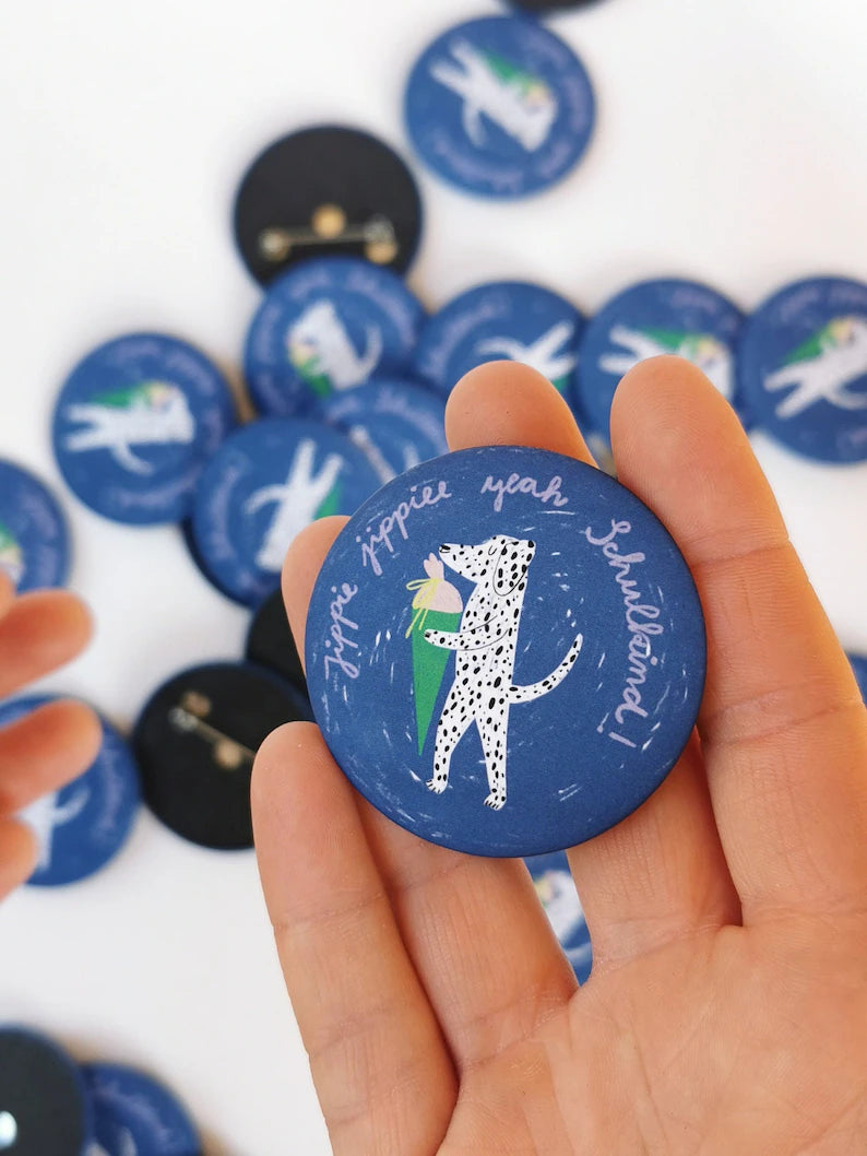 Button Schulkind - verschiedene Varianten