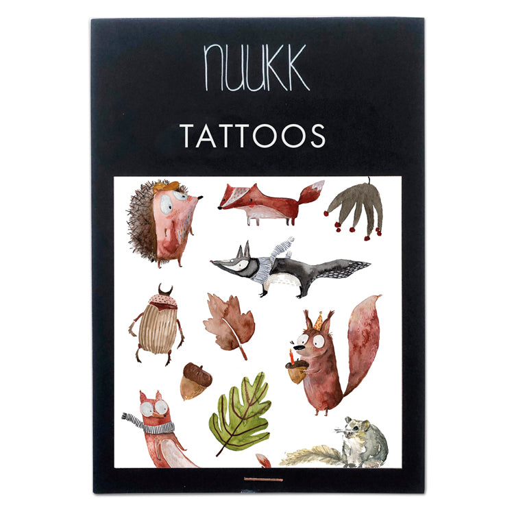 Tattoo Herbstwald vegan