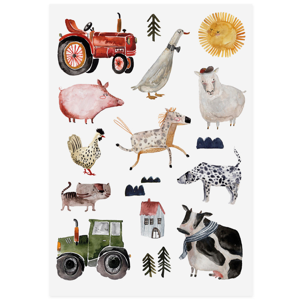 Tattoo Bauernhof vegan