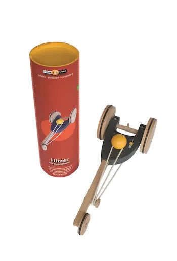 Flitzer mit Gummimotor