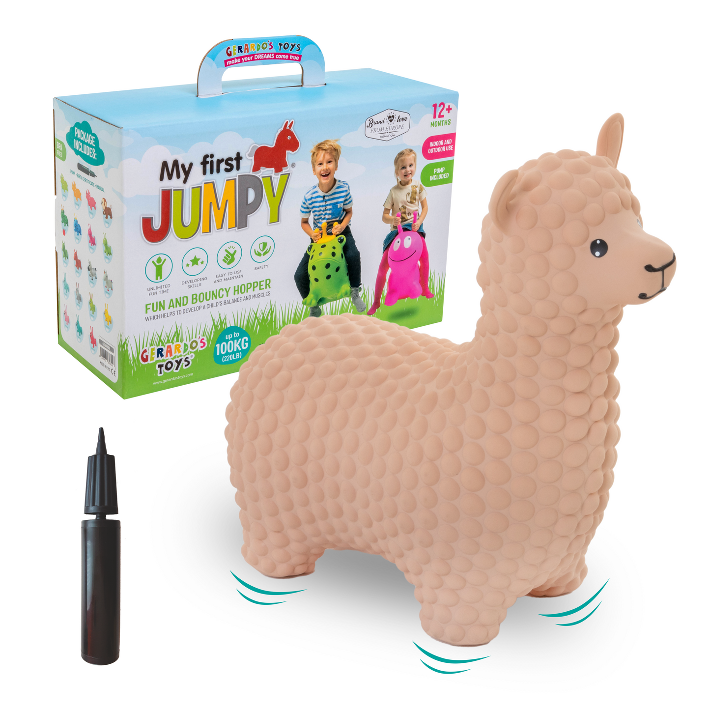 Hüpftier Lama