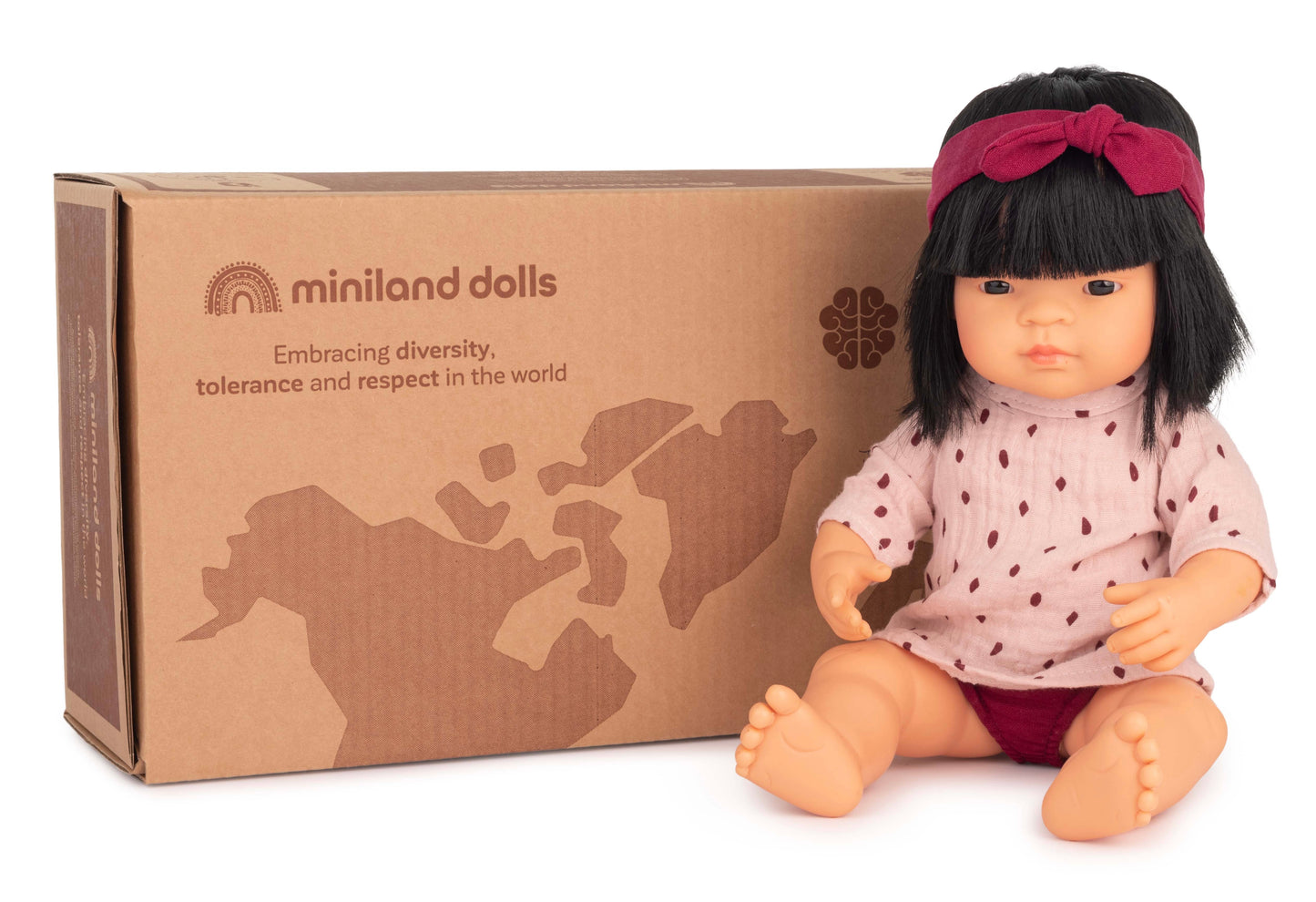 Puppe 38cm Asiatisch