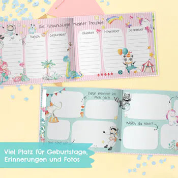Kindergartenfreundebuch verschiedene Varianten