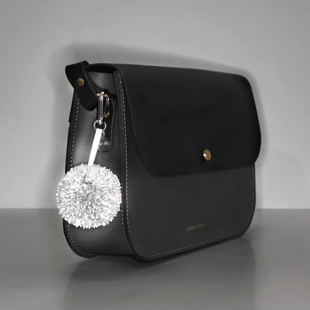 Reflektierender Anhänger "Pom Pom lila"