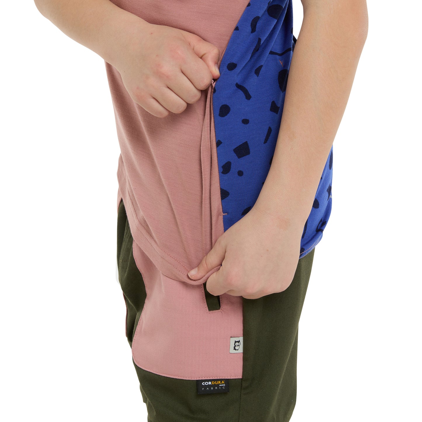 Daft Merino Bike Shirt dark rose