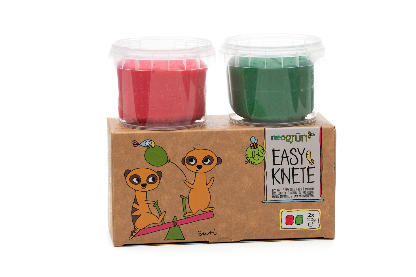 Knete verschiedene Sets Neogrün