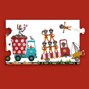 Straßenpuzzle | Stop&Go