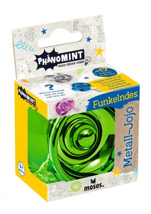PhänoMINT Metall-Jojo verschiedene Farben