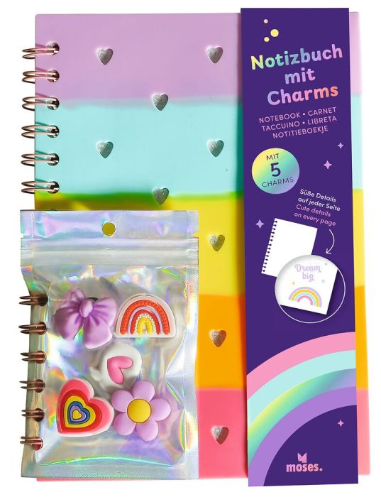 Notizbuch mit Charms | Moses