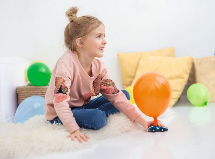 PhänoMINT Luftballon-Auto