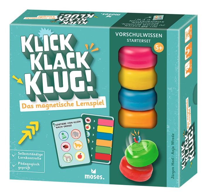 Magnetisches Lernspiel Klick Klack Klug Starterset | ab 5 Jahren