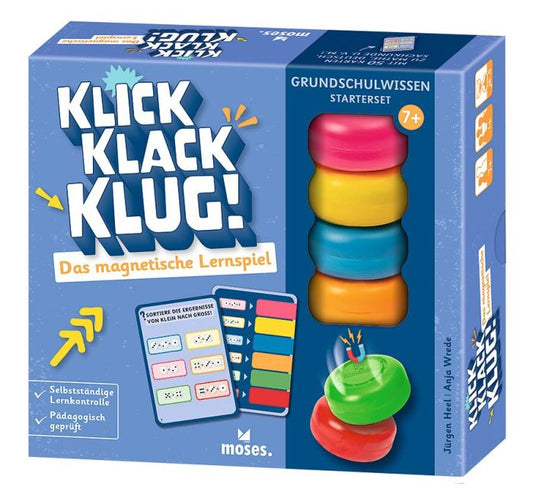 Magnetisches Lernspiel Klick Klack Klug Starterset | ab 7 Jahren