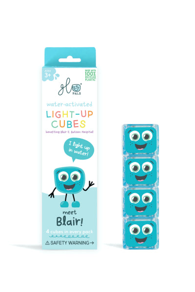 Leuchtender Badewürfel blau | Blair blau Glopals