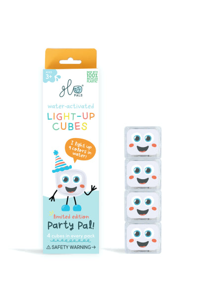 Leuchtender Badewürfel bunt | Party Pal Glopals
