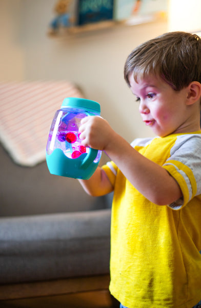 Spiegelglas Sensory Blau | Glo Pals