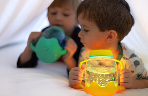 Spiegelglas Sensory Gelb | Glo Pals
