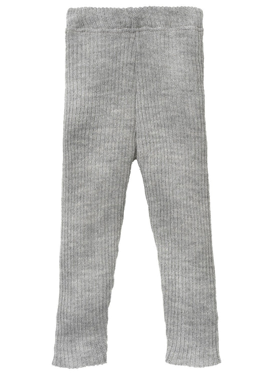 Strick Leggings grau aus Schurrwolle