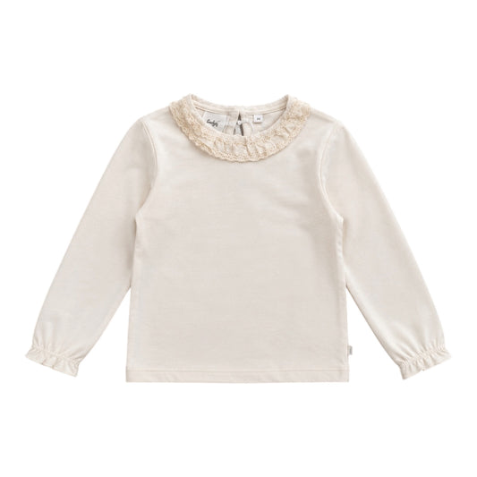 Longsleeve Rüschen creme | feetje
