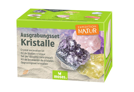Expedition Ausgrabung Kristalle